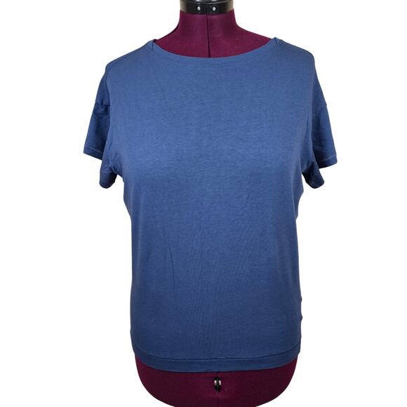 Women's Spanx Blue Short Sleeve Tee | Size Small - Picture 1 of 8